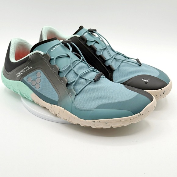 VivoBarefoot Primus Trail 3 All Weather Shoe Size 12.5 Mens Arctic Blue NEW‎ main image 10
